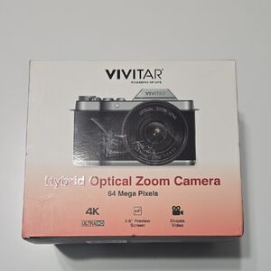 Vivitar Silver Digital Camera with Hybrid Optical Zoom